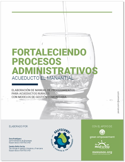 Elaboración de manual de procedimientos para acueductos comunitarios